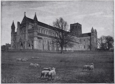 St. Albans Abbey, from the south-west